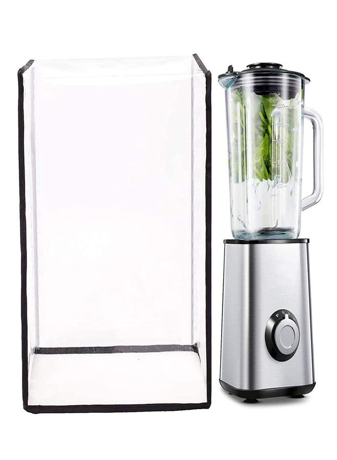 TUYUU Clear Kitchen Blender Dust Cover,Blender Covers Compatible with Ninja Foodi Blender,Blender Covers For kitchen Appliance Covers,Blender Cover with Accessory Pocket.Juice Cover Gift For Women. - Image 1